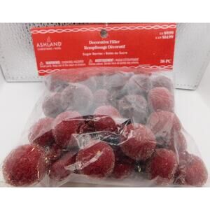 Ashland Christmas Decorative Filler Mini Red Candy Balls New In Package